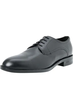 HUGO BOSS Męskie buty Tayil_Derb_Bu Derby, Black1, 40,5 EU, , 40.5 EU