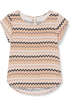 ONLY Onlnova Life Vis S/S Top AOP damska bluzka z krótkim rękawem, , 42