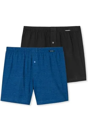 Schiesser Herren 2 PACK Boxershorts Baumwolle Jersey weich - Jerseyboxer