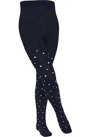 Falke Uniseks - dzieci Rajstopy Multidot K Ti Bawełna grube z wzorem 1 Para, , 152-164