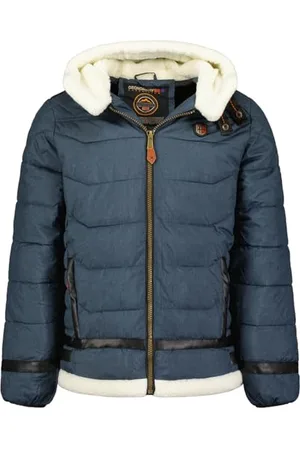 Geographical Norway Areystock Męska kurtka wiatrówka outdoorowa - Męska kurtka z długim rękawem - Płaszcz przeciwdeszczowy na wędrówki, wiosna, lato, jesień, zima (granatowa S), , S