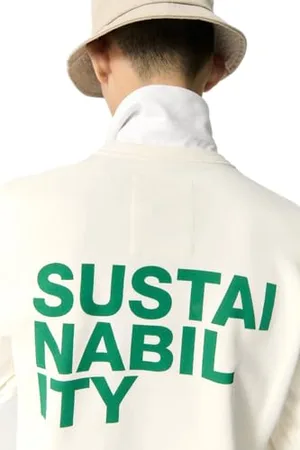 ECOALF Bluza męska Taberalf, bez kaptura, bawełniana tkanina z recyklingu, męska bluza z recyklingu, bluza z kapturem męska, wygodna i lekka, , XL