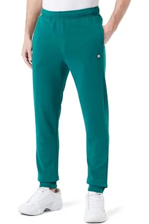 Champion Legacy Ikony - Powerblend Terry C-Logo Rib Cuff spodnie dresowe, Las zielony, XXL męskie SS24, , XXL
