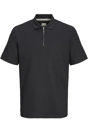 JACK & JONES Jprccjohnny Half Zip Ss Polo Sn, , S