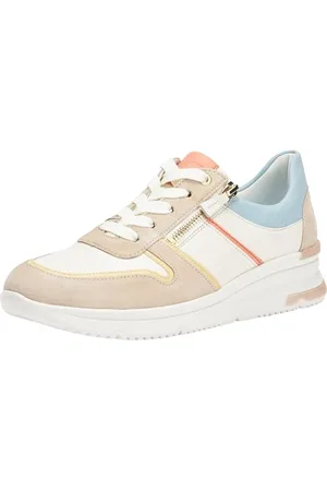 ARA Damskie buty sportowe Neapel, Shell, Vanille, Cream, Peach, Aqua, 40 EU, , 40 EU