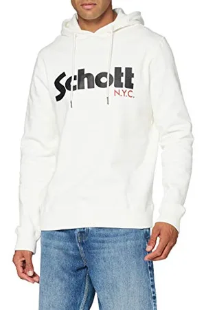 Schott NYC Męska bluza z kapturem Swhood, , M