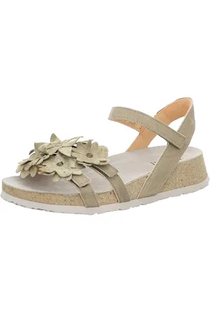 Think! Think KOAK damskie sandały garbowane bez chromu, zrównoważone sandały Slingback, SAGE/Kombi 7010, 41 EU, , 41 EU