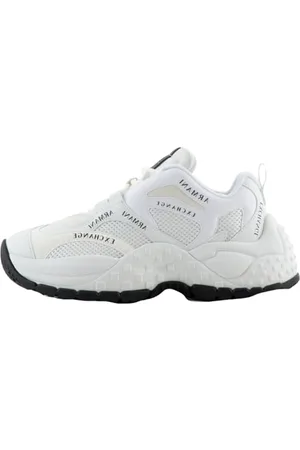 Armani Exchange Vedder, Microsuede clean Essential Look Sneaker, Op. White+ op. White, 36,5 EU, , 36.5 EU