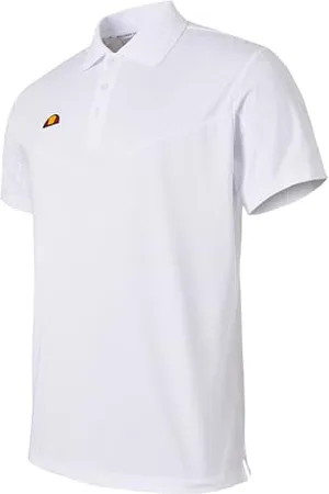 Ellesse Męska koszulka polo Al Sino przeciwzapachowa odprowadzająca wilgoć z 3 guzikami, , S
