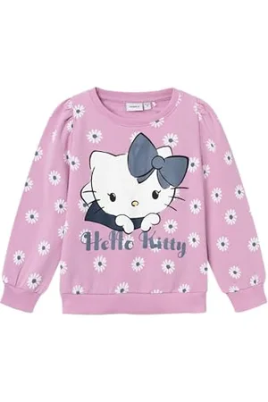 NAME IT Bluza dziewczęca Nmfanna Hellokitty Sweat Bru Vde, , 92