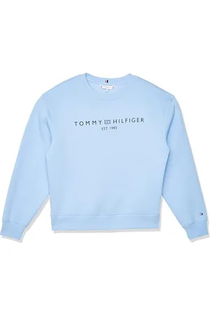 Tommy Hilfiger Damska bluza MDRN REG CORP LOGO C-NK SWTSHRT WW0WW39791 Bluza, niebieski Vessel, XL, , XL