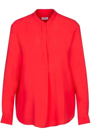 Seidensticker Bluzka damska - Fashion Bluzka - Regular Fit - Stójka - Długi rękaw - 100% wiskoza, , 34