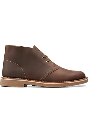 Clarks Mężczyźni Desert Boot Bushacre 3 Buty Zimowe, Brązowy (Beeswax), 45 EU