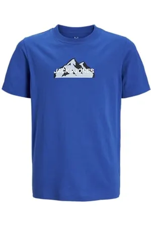 JACK & JONES Koszulka chłopięca Jcomountain Logo Tee SS Crew Neck Sn Jnr, , 140