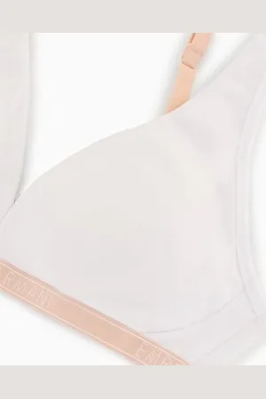 Emporio Armani Essential Studs Logo Bralette Biustonosz, , L