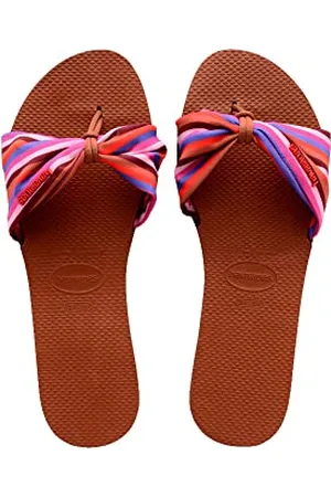 Havaianas Damskie sandały You Saint Tropez Print Sandal, 6/7 UK, rdzawy, 39/40 EU