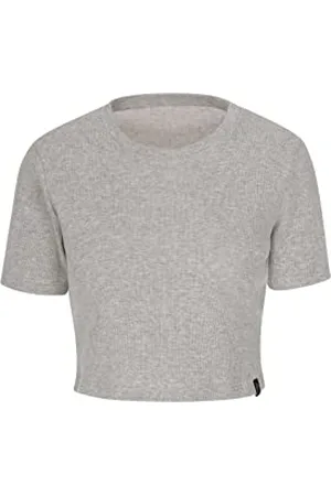 Trigema Damski 563201 Crop-Top, melanż, L, , L
