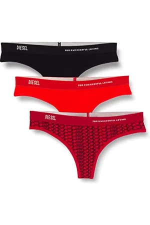 Diesel Ufst-starsey-threepack Slip (3) Damski, Multicolor , M