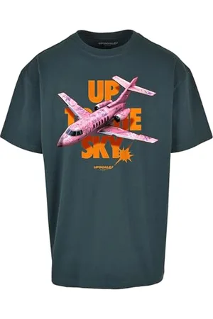 Mister Tee Upscale Unisex T-Shirt Up to The Sky Oversize Tee, T-shirt z nadrukiem, oversized fit, Streetwear, , XL