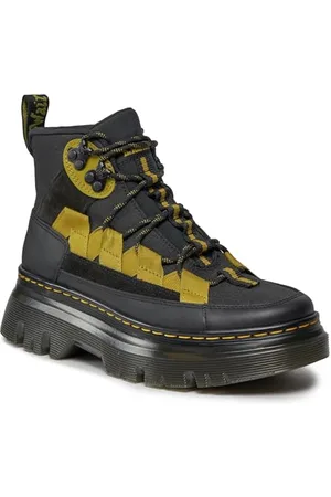 Dr. Martens 8 Eye Boot, Płazy Unisex-Dorosły, Black Lapstone & Black Poly Rip Stop, 42 EU, , 42 EU