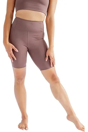 GIRLFRIEND COLLECTIVE Women’s Yoga Shorts High-Rise, Fitness Shorts, Short Leggins, High-Waist Shorts for Yoga and Fitness, Gym and Cycling Shorts
