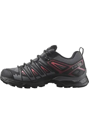 Salomon Damskie buty trekkingowe X Pioneer Gore-tex, Magnet Black Tea Rose, 44 EU