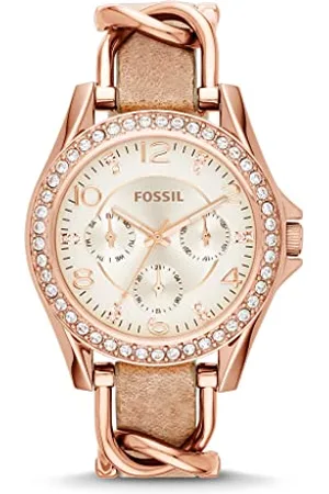 Fossil ES3466 Damski Zegarek Kwarcowy, Ø 38 mm, Złoty
