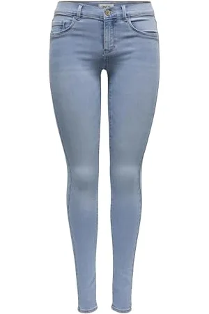 ONLY Onlrain Reg Skinny DNM Noos, Mix jasnoniebieski, XL W x 32 L damski, , (XL) W /32L