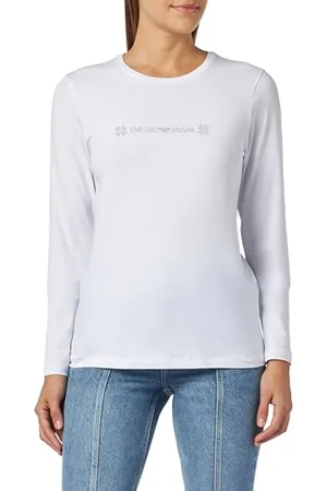 Emporio Armani Damski t-shirt damski Tartan Christmas Cotton, , L