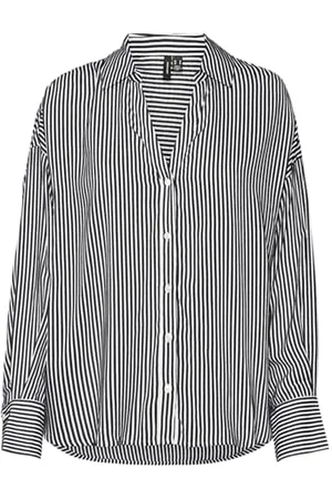 VERO MODA VMBUMPY L/S Oversize Shirt WVN GA, , M