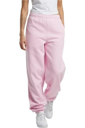 Build Your Brand Damskie spodnie sportowe Fluffy Sweatpants, luźne spodnie do biegania w luźnym kroju, rozmiary XS - 5XL, , 5XL