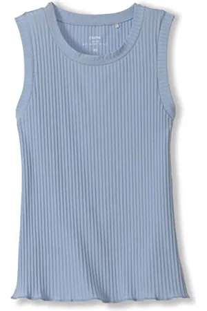 Calida Damski The Home Hub Top, Milky Blue, Standard