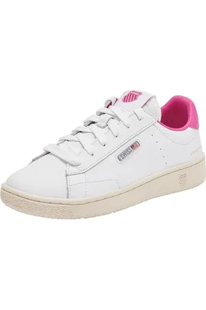 K-Swiss Damskie buty sportowe Slammklub CC, WHT/RSPBERRY/VINTG, 39 EU, , 39 eu