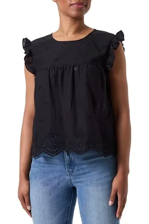 ONLY Onlsilla S/L Frill Top WVN Noos, , 38