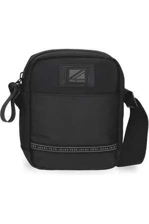 Pepe Jeans Stratford Torba na ramię Mała Czarna 17x22x7,5 cm Poliester by Joumma Bags, , Talla única, Mała torba na ramię