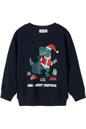 NAME IT Nmmvismas Ls Nreg Sweat Bru bluza chłopięca, , 98