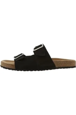 JACK & JONES JFWLOUIS zamszowe sandały męskie, antracytowe, 44 EU, , 44 EU