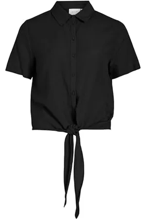 VILA Viprisilla S/S koszulka z węzłem, , 40