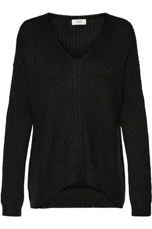 JDY JACQUELINE de YONG damski sweter z dzianiny z dekoltem w serek, , XS