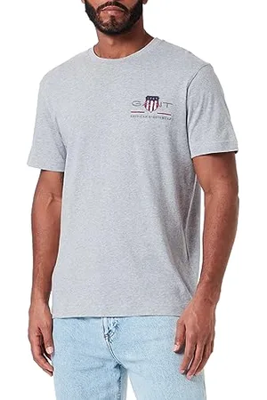 GANT Męski t-shirt Reg Archive Shield Emb Ss, , 5XL