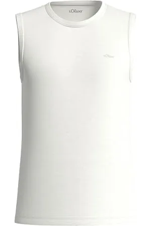 QS by s.Oliver Męski tank top, Biały 0120, XXL