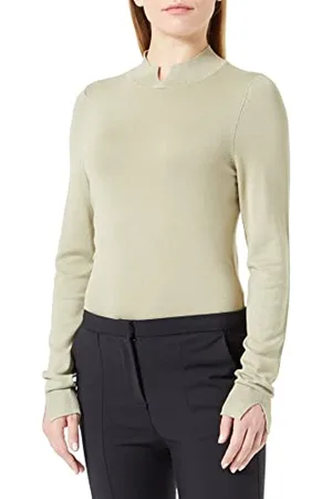 Taifun Damski sweter 272025-15400, zielony , 38 (DE)