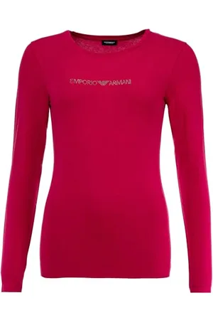 Emporio Armani Essential Studs Logo Long Sleeve Koszulka, , M