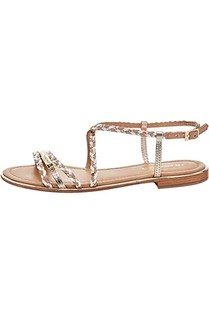 Les Tropéziennes par M Belarbi Homage, damskie sandały, Nude-Multi, 37 EU, , 37 EU