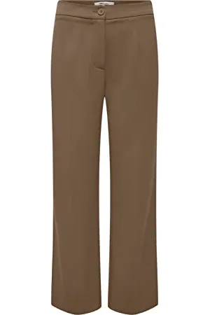 ONLY Damskie spodnie Onlmia Hw Straight Pant TLR Noos, , 44W / 32L