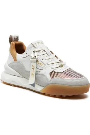 Replay Damskie buty sportowe Field W TECH, 352 White Beige, 39 EU, , 39 eu