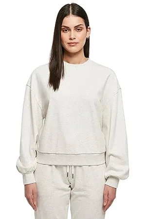 Urban classics Damska bluza oversize z okrągłym dekoltem, , 3XL