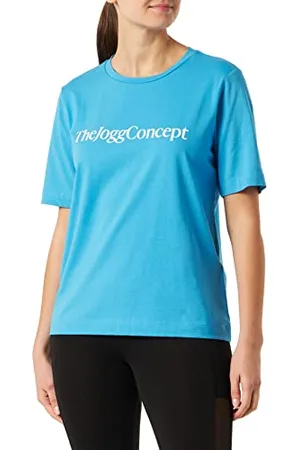 TheJoggConcept Damska koszulka z logo JCSIMONA, 174435/Malibu Blue, XS, , XS