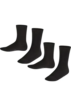 Falke Uniseks - dzieci Skarpety Happy Double Pack K So Bawełna jednokolorowe 2 Pak, , 35-38