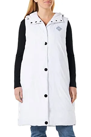 Armani Exchange Damska kurtka Sustainable, Sleeveless, Hoodie, Side Logo Plate Insulated Jacket, , Large, , L